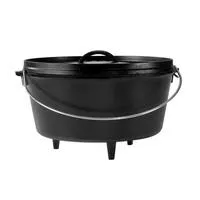 10 Inch/5 Quart Cast Iron Deep Camp Dutch Oven