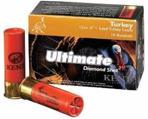 12 Gauge 10 Rounds Ammunition Kent Cartridges 3" 1 3/4 oz Lead #5