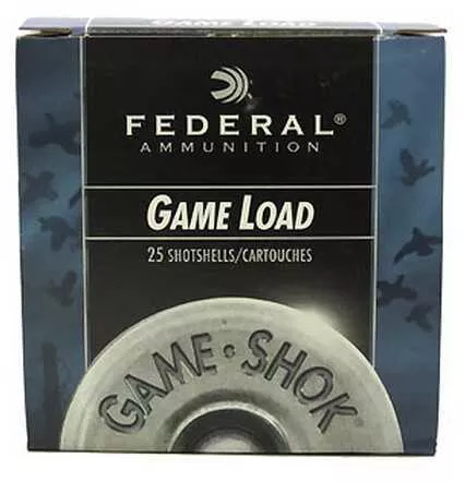 12 Gauge 25 Rounds Ammunition Federal Cartridge 2 3/4" 1 oz Lead #8