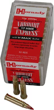 17 HMR 50 Rounds Ammunition Hornady 17 Grain Ballistic Tip