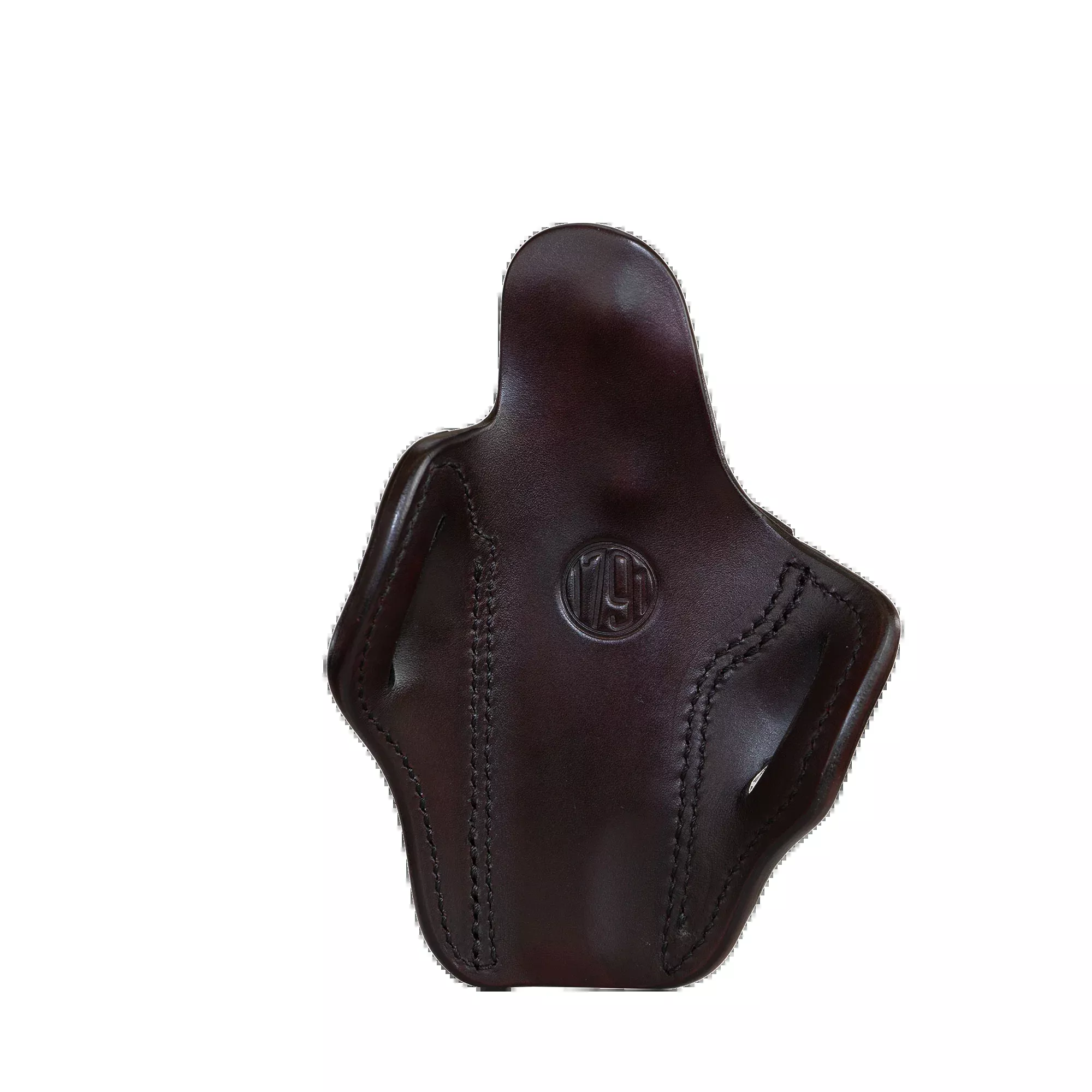 1791 Gunleather BH1 Optic Ready 1911 OWB Outside-the-Waistband Leather Belt Holster, Right, Brown ORBH1SBRR