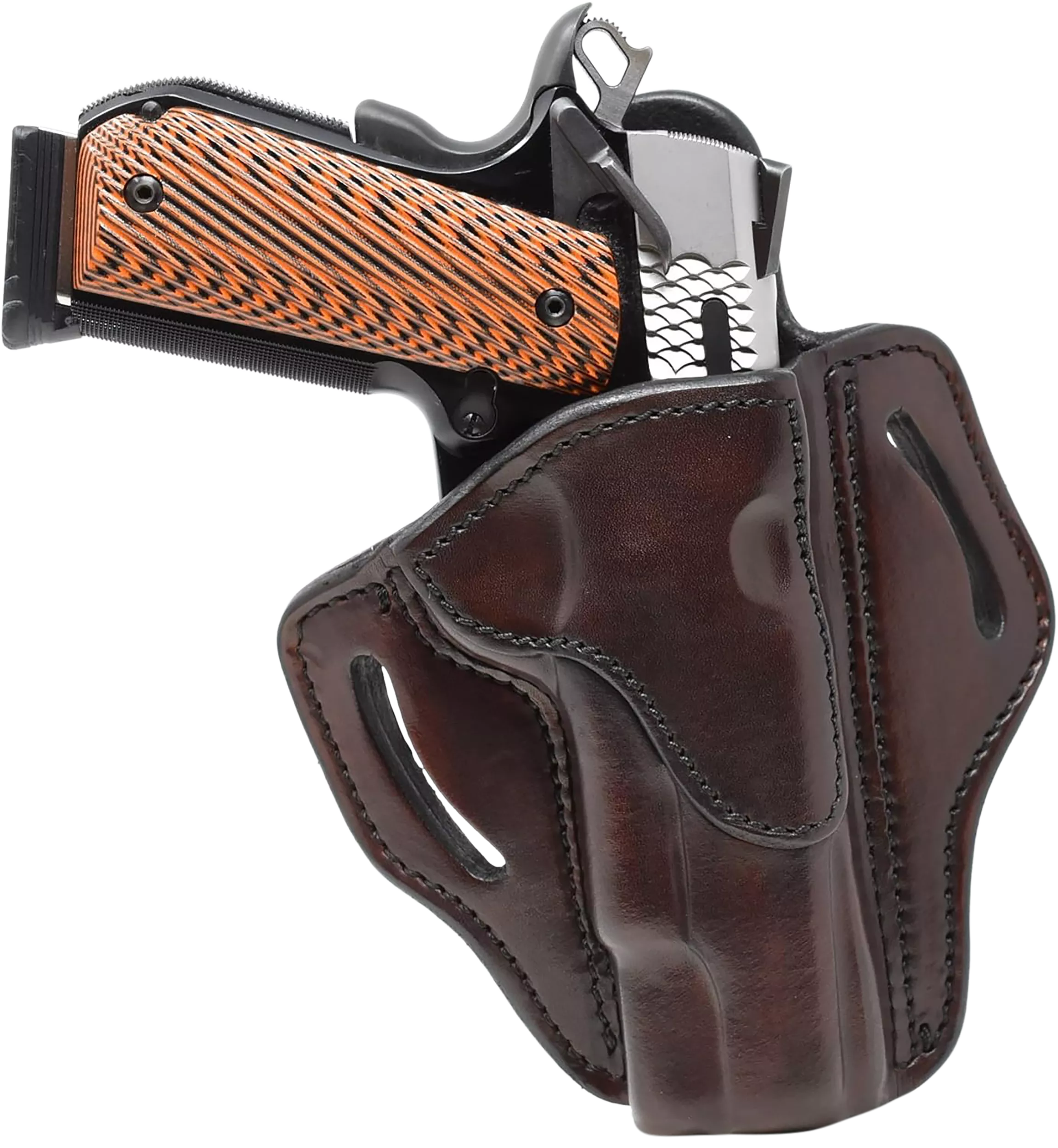 1791 Gunleather BH1SBRR BH1OWB Size 01 Signature Brown Leather Belt Slide Fits 4-5" 1911 Right Hand