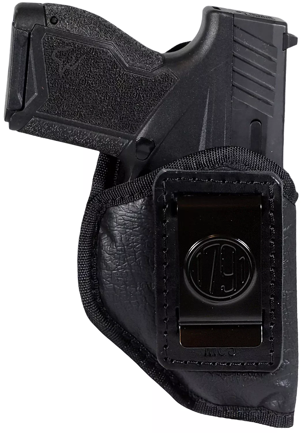 1791 Gunleather ECOMC3BLKR EcoCarryIWB Medium Black Right Hand