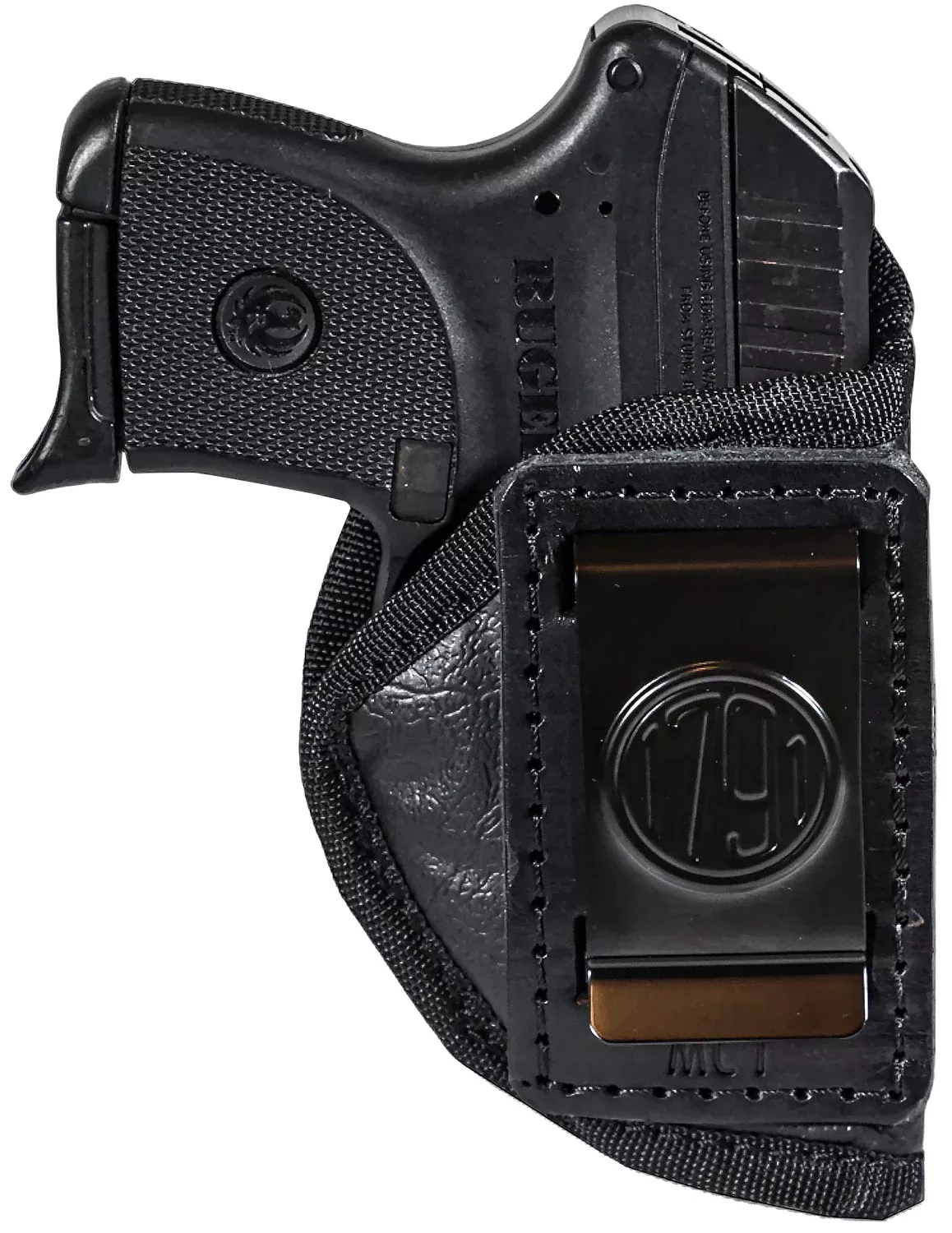1791 Gunleather ECOP1BLKR EcoCarryIWB Pocket Size Black Right Hand