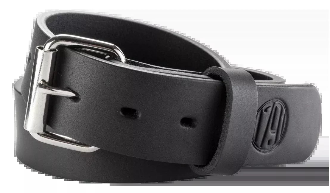 1791 GUNLEATHER Gun Belt 01 Stealth Black Full-Grain Leather, 1.5 in Wide, Size 48–52, BLT014852SBLA
