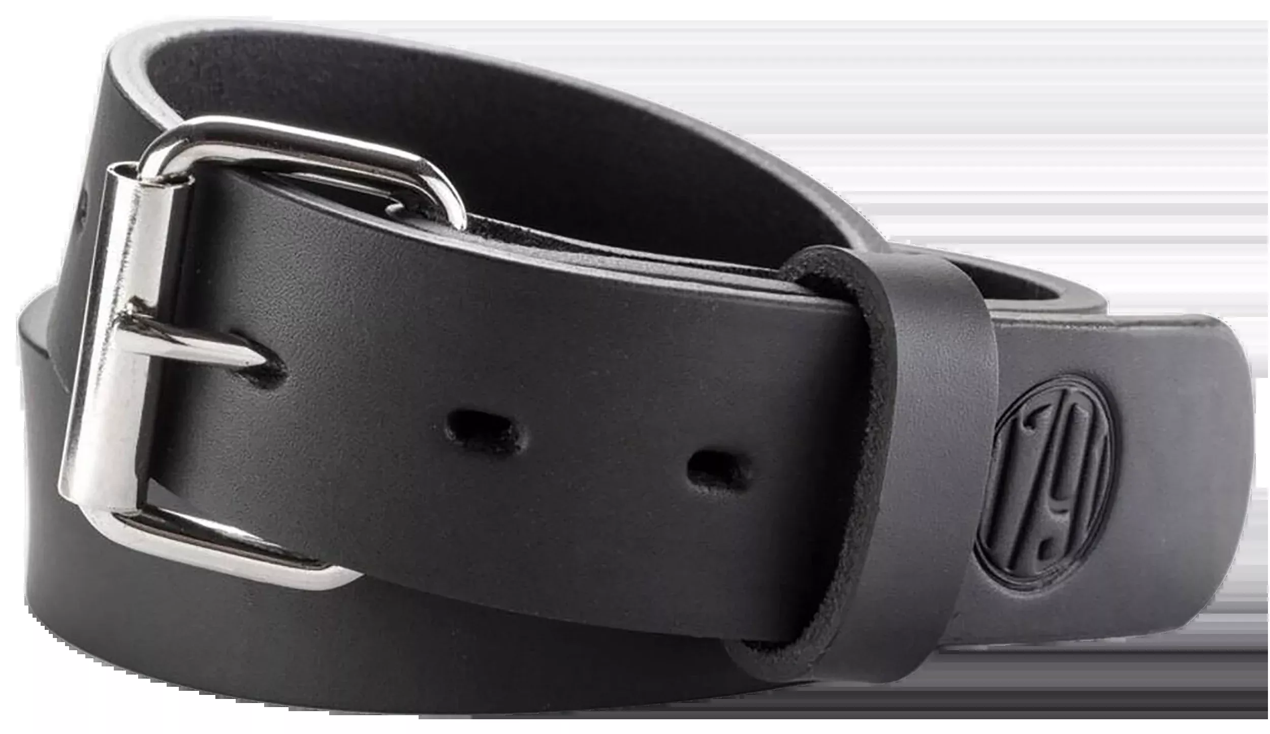 1791 Gunleather Gun Belt 01, Stealth Black Leather, 1.5-in Wide Buckle, Fits 44–48, BLT014448SBLA