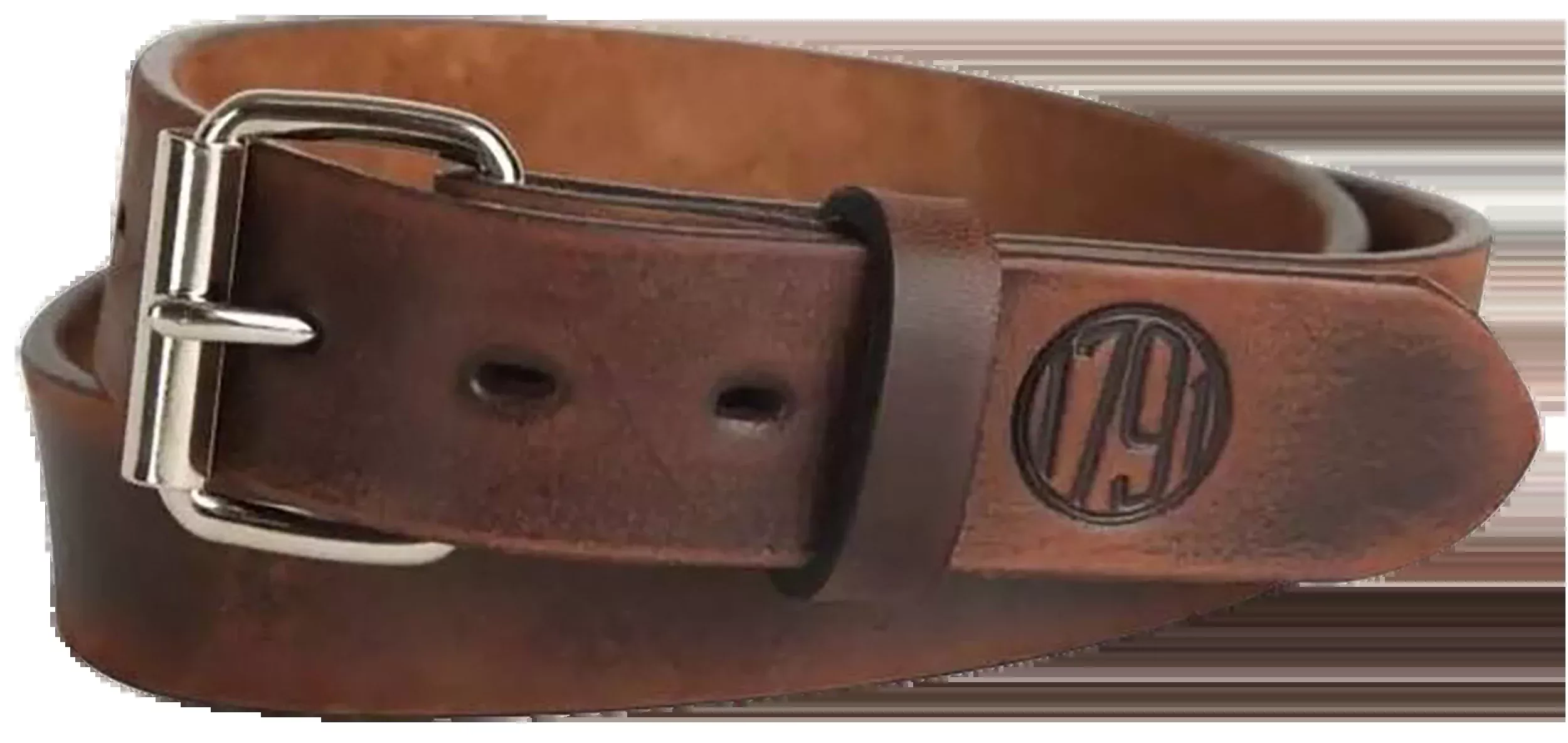 1791 Gunleather Gun Belt 01, Vintage Leather, Size 40/44, 1.50 in Wide Buckle Closure BLT014044VTGA