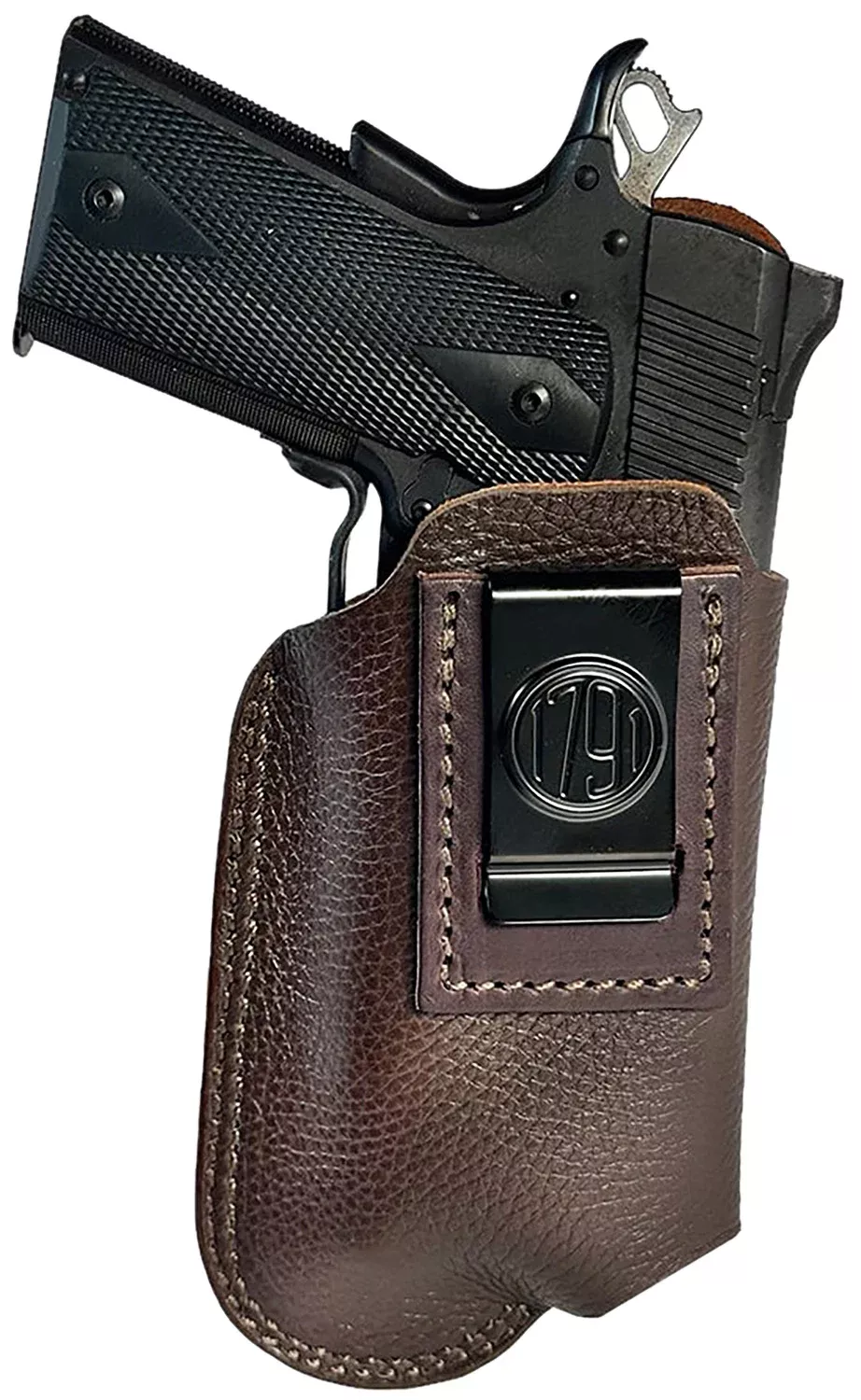 1791 Gunleather ORLBFCD3LBRWR Optic Ready Light Bearing Fair Chasing IWB Size 03 Brown Right Hand