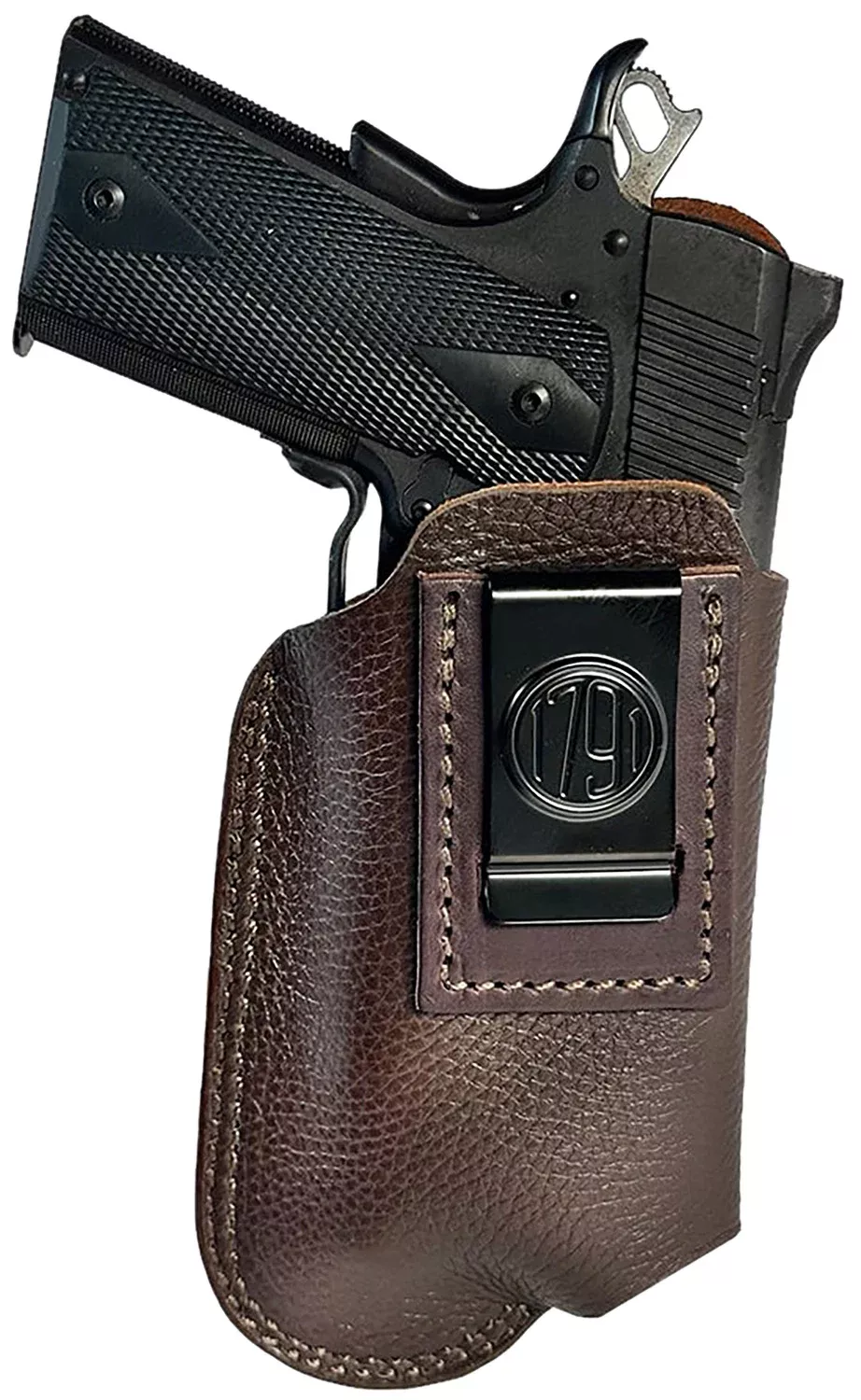 1791 Gunleather ORLBFCD4LBRWR IWB Size 04 Brown Leather Right Hand