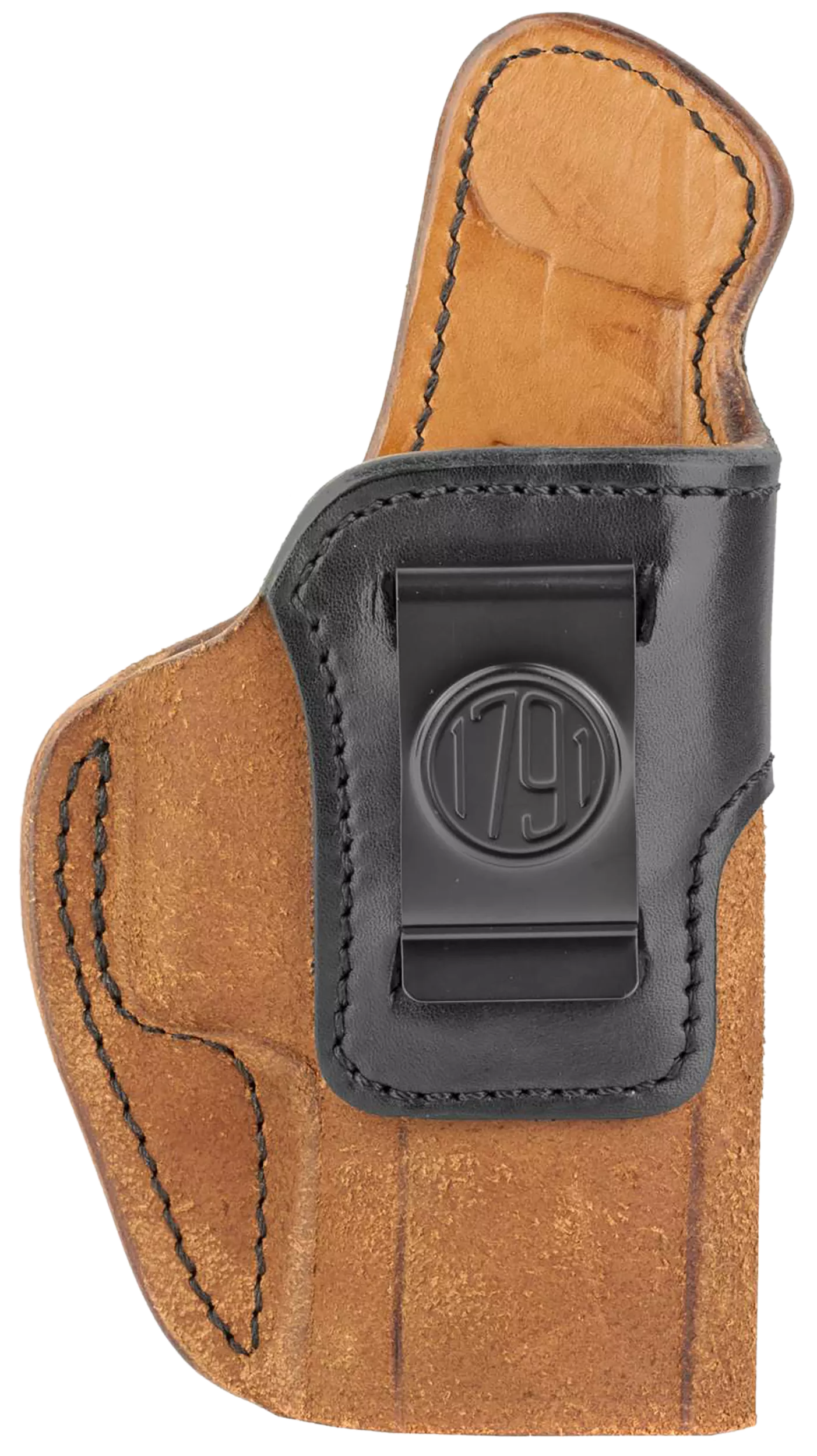 1791 Gunleather RCH5BLBR RCHIWB Size 05 Black/Brown Leather Belt Clip Fits Springfield XD-M/HK VP9SK Right Hand