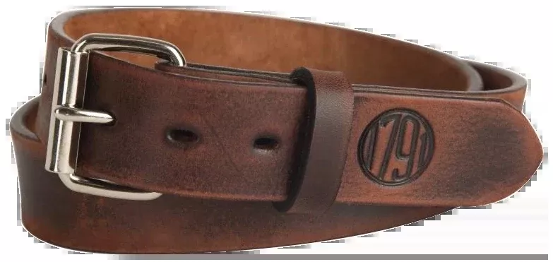 1791 Gunleather Vintage Leather Gun Belt, 1.50-Inch Wide, Buckle Closure — BLT014448VTGA