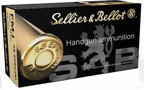 38 Special 50 Rounds Ammunition Sellier & Bellot 158 Grain Full Metal Jacket