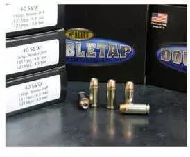 40 S&W 20 Rounds Ammunition DoubleTap 200 Grain Lead