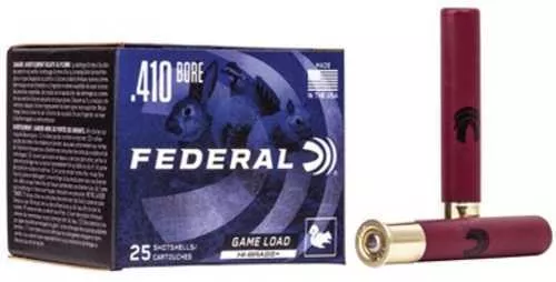 410 Gauge 25 Rounds Ammunition Federal Cartridge 3" 11/16 oz Lead #6