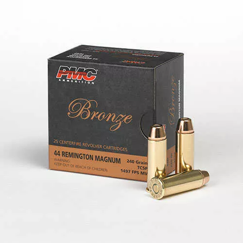 44 Rem Magnum 25 Rounds Ammunition PMC 240 Grain Full Metal Jacket