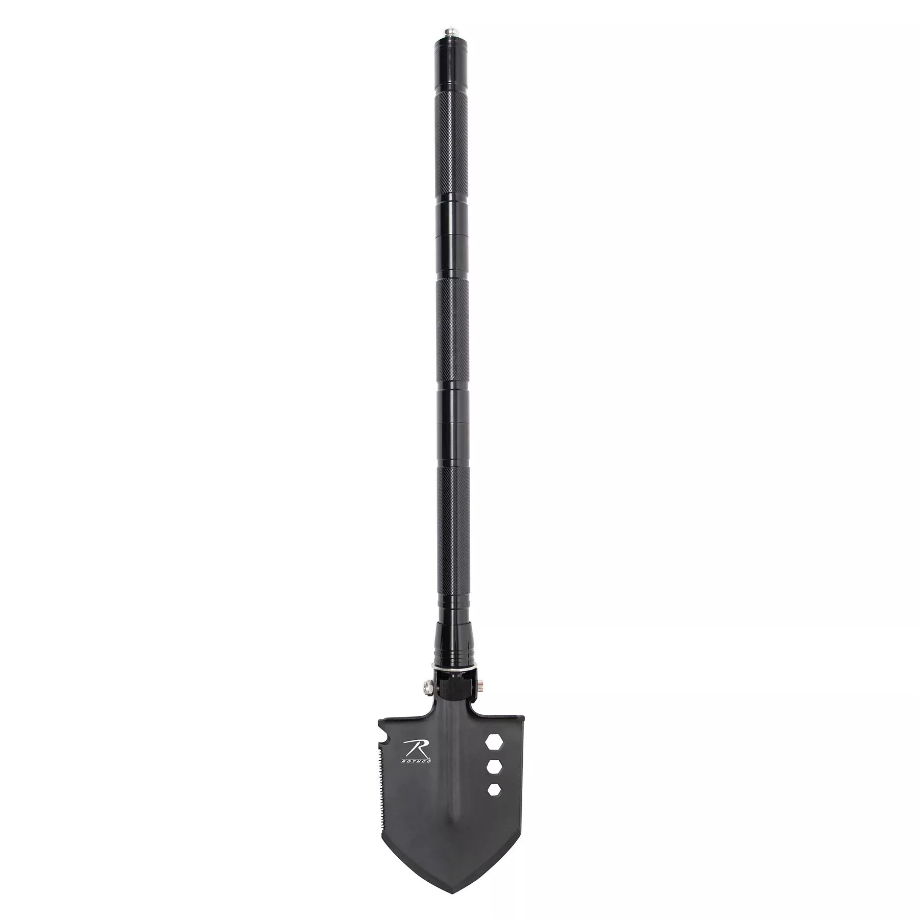 8-in-1 Multi-Tool Survival Shovel / Portable Camping Entrenching Tool - Stainless Steel