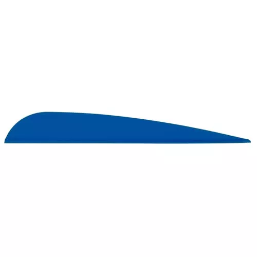 AAE Elite Plastifletch VanesBlue 3.875 in. 100 pk.