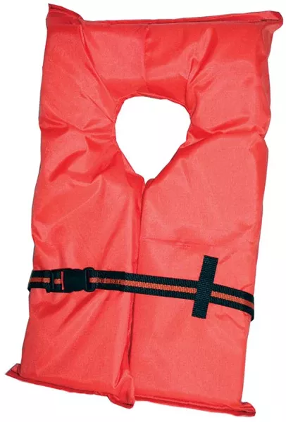 Absolute Outdoors Type II Adult Life Jacket, U.S. Coast Guard Approved, Orange Universal - 102000-200-004-12