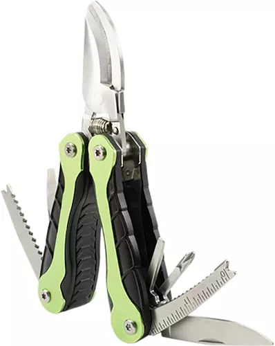 AccuSharp 084C GardenersBlack/Green Folding Plain Blade