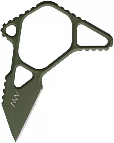 Acta Non Verba M06 MIM Emergency Fixed Blade 1.5" M2 Steel Olive Cerakote - ANVM06-004