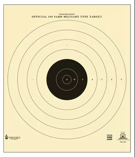 ACTION TGT 100YRD MIL BLS EYE 100PK