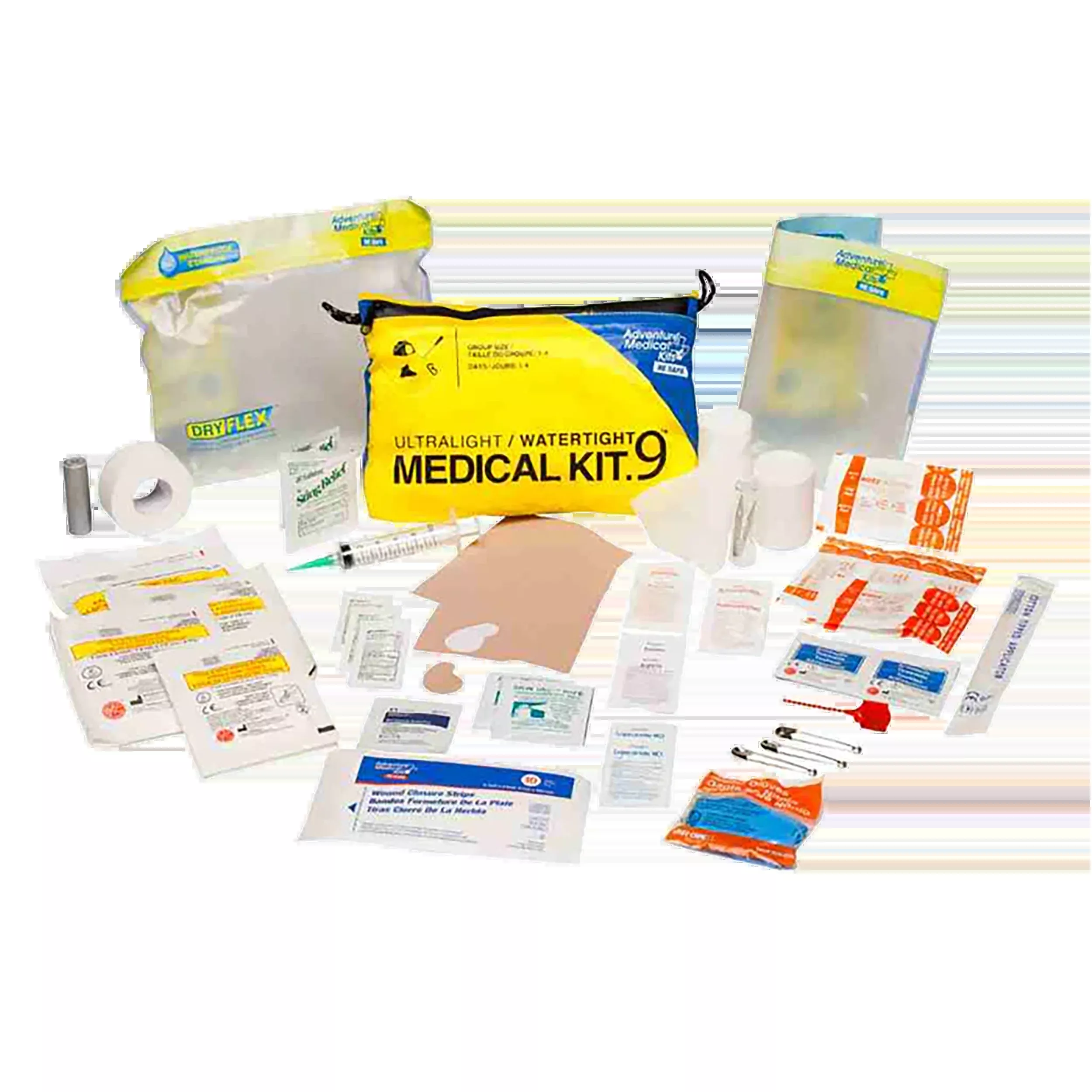 Adventure Medical Kits Ultralight/Watertight .9 First Aid Kit, Waterproof for 1–4 People, 1250390