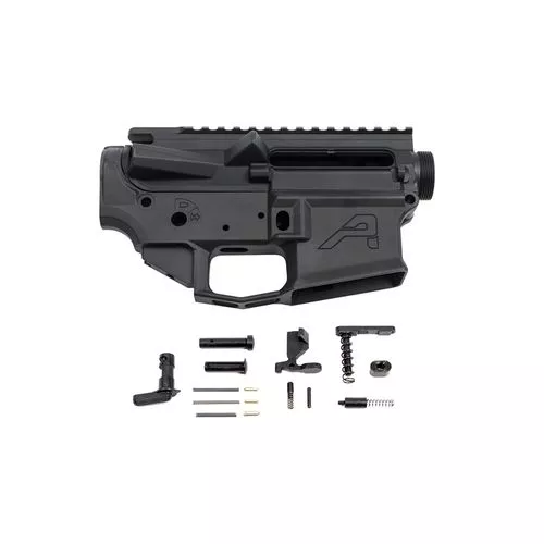 Aero Precision M4E1 Threaded Receiver Set w/ LPK minus FCG - Anodized Black Upper - Lower Combo