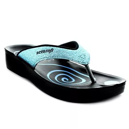 Aerosoft Women's Thong Sandals - Gliteratti - Blue