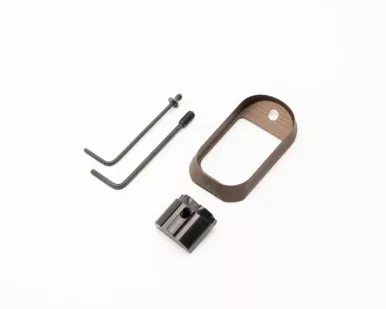 Agency Arms Aluminum EDC Magwell for the Glock 19X - FDE Finish