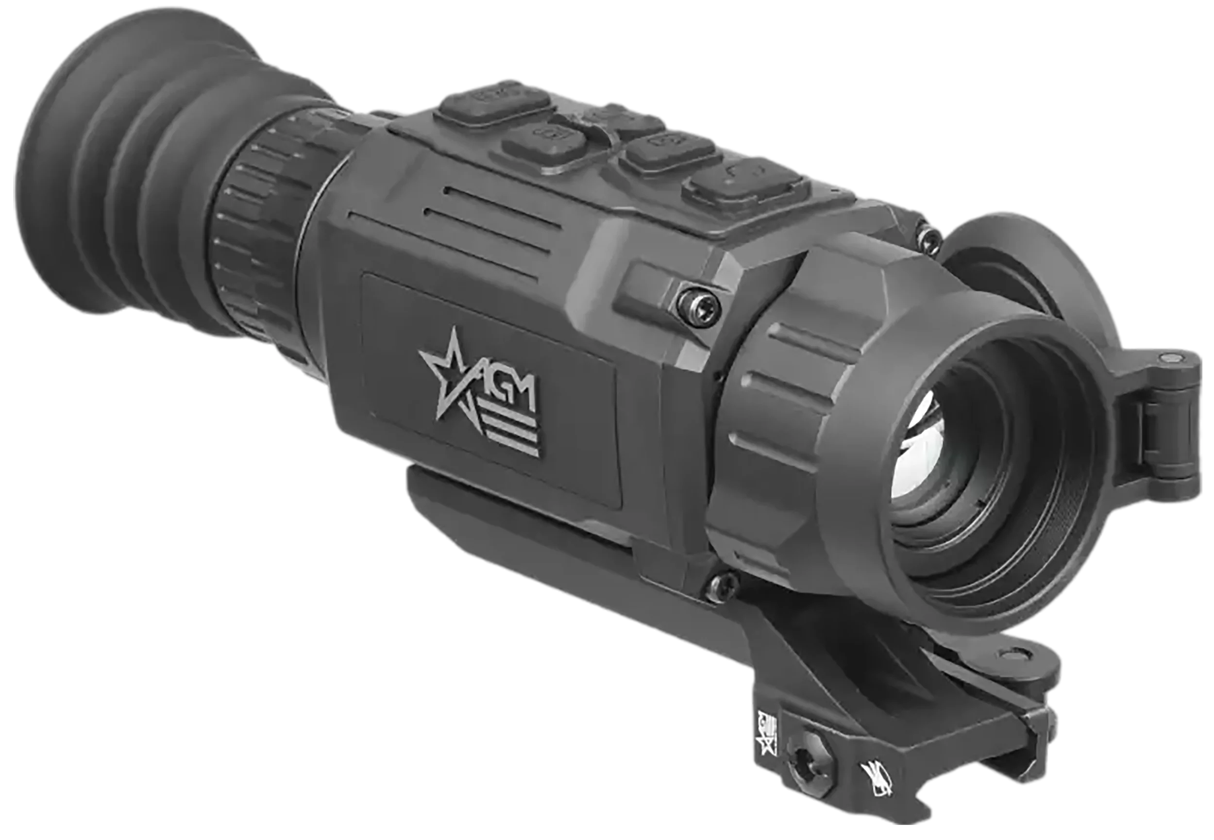 AGM Global Vision 314204550204R231 Rattler V2 25-384 Thermal Black 2-16x 25mm Multi Reticle, Digital 1x/2x/4x/8x Zoom 384x288, 50Hz Resolution