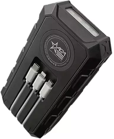 AGM Global Vision 6628XPB31 Solar Power Bank Black 5V