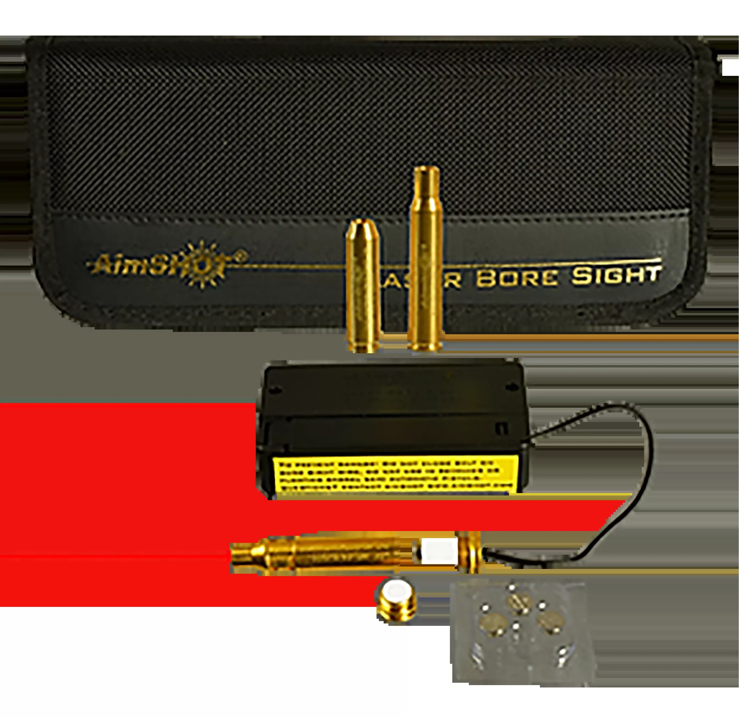 Aimshot Modular Rifle Laser Boresighter Kit, BS223 with AR243 & AR3006 Arbors, Red 5 mW — MBSKIT1