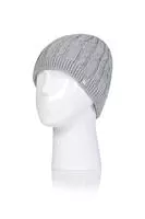 Alesund Cable Knit Womens Hat Cloud Grey One Size