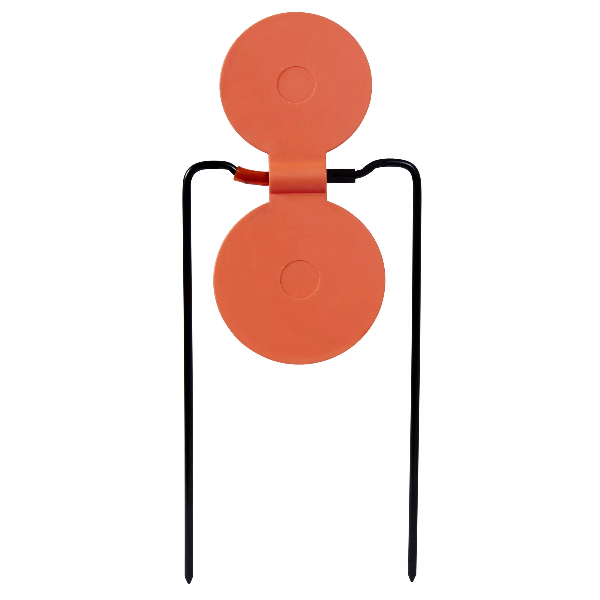 Allen Company EZ Aim Holey Spinning Target – Self-Healing Orange 2-Circle Gong, Metal Frame, 15460