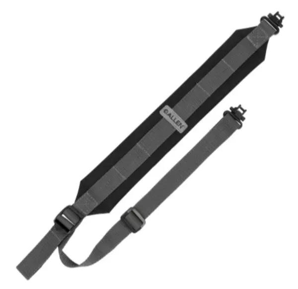 ALLEN Durango Endura Rifle Sling with 500 lb Tested Swivels, Padded Black/Gray – 8545