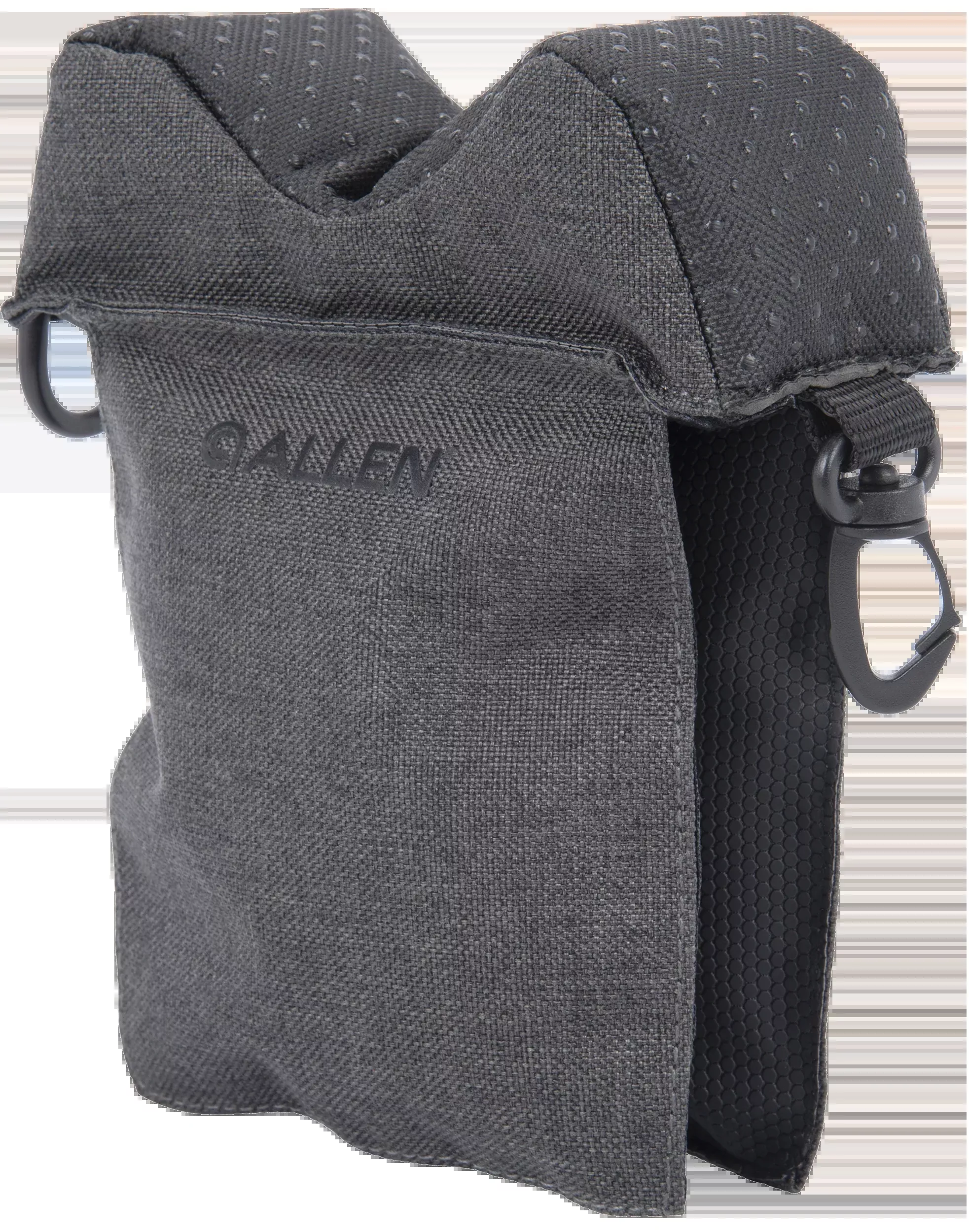Allen Eliminator Window Mount Gun Rest – Prefilled Front Bag, Tacky Grip, Gray Polyester, 21923