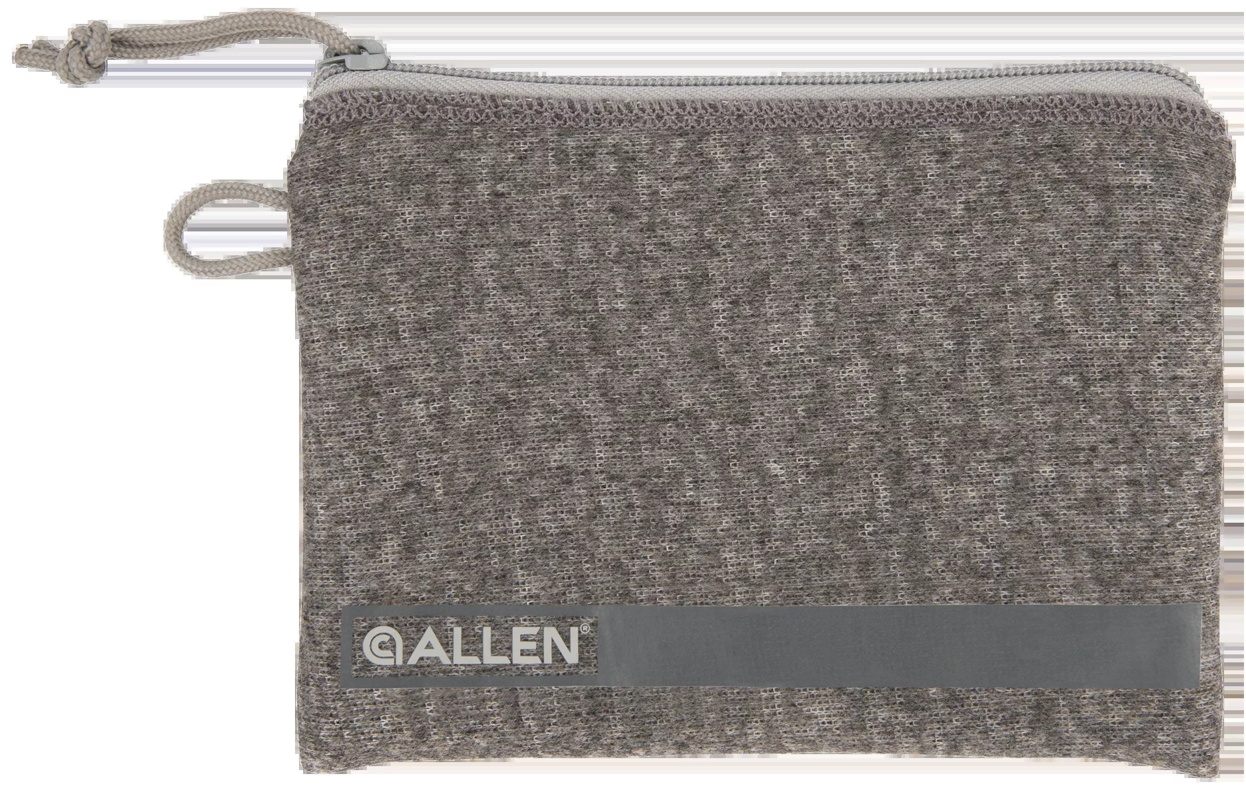 Allen Lockable Handgun Storage Pouch, Gray Polyester with Fleece Lining & Identification Label – 3625