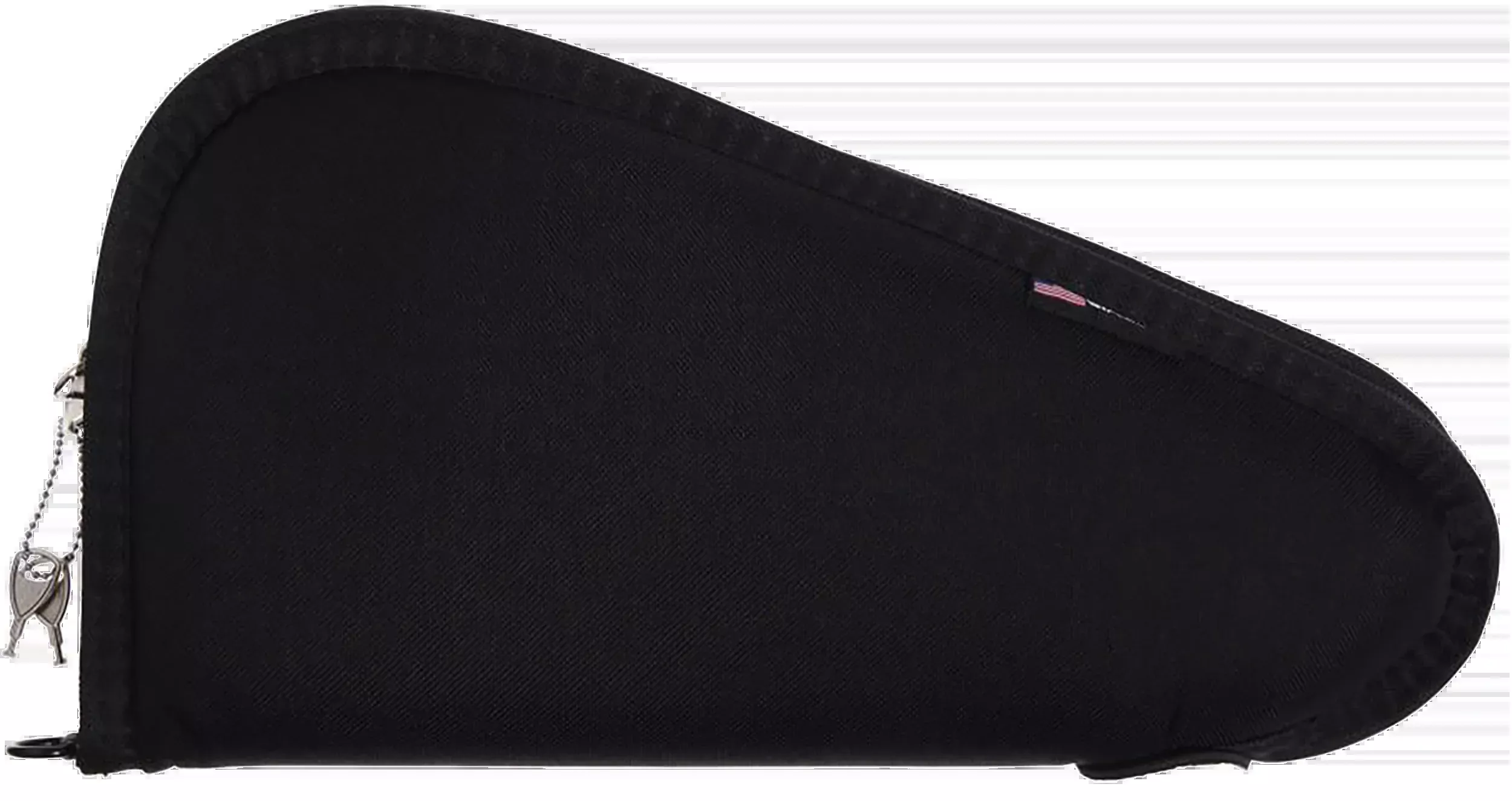 Allen Locking Handgun Case, Black Endura with YKK Zipper and Foam Padding, 13-inch, 7413