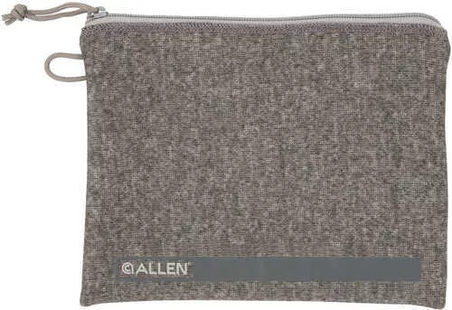 Allen Locking Pistol Pouch Compact 9"x7" Fleece Gray 3627