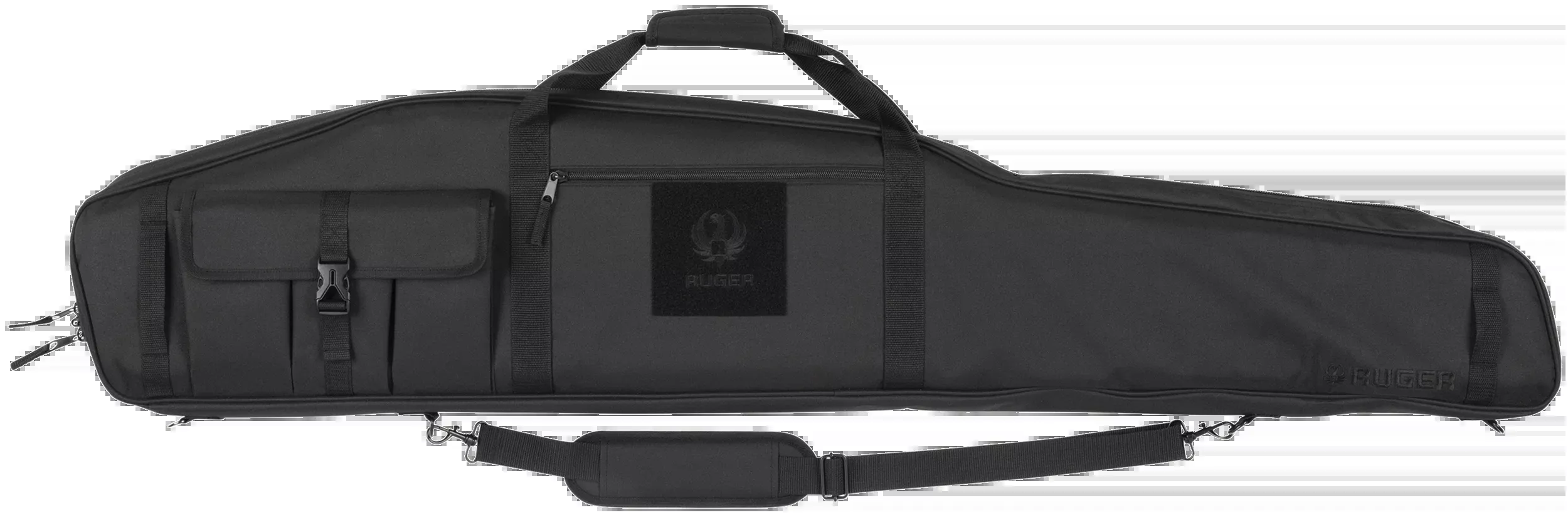 Allen Ruger Precision Rifle Case, 55-Inch Black Polyester with Pockets & Shoulder Strap 27814
