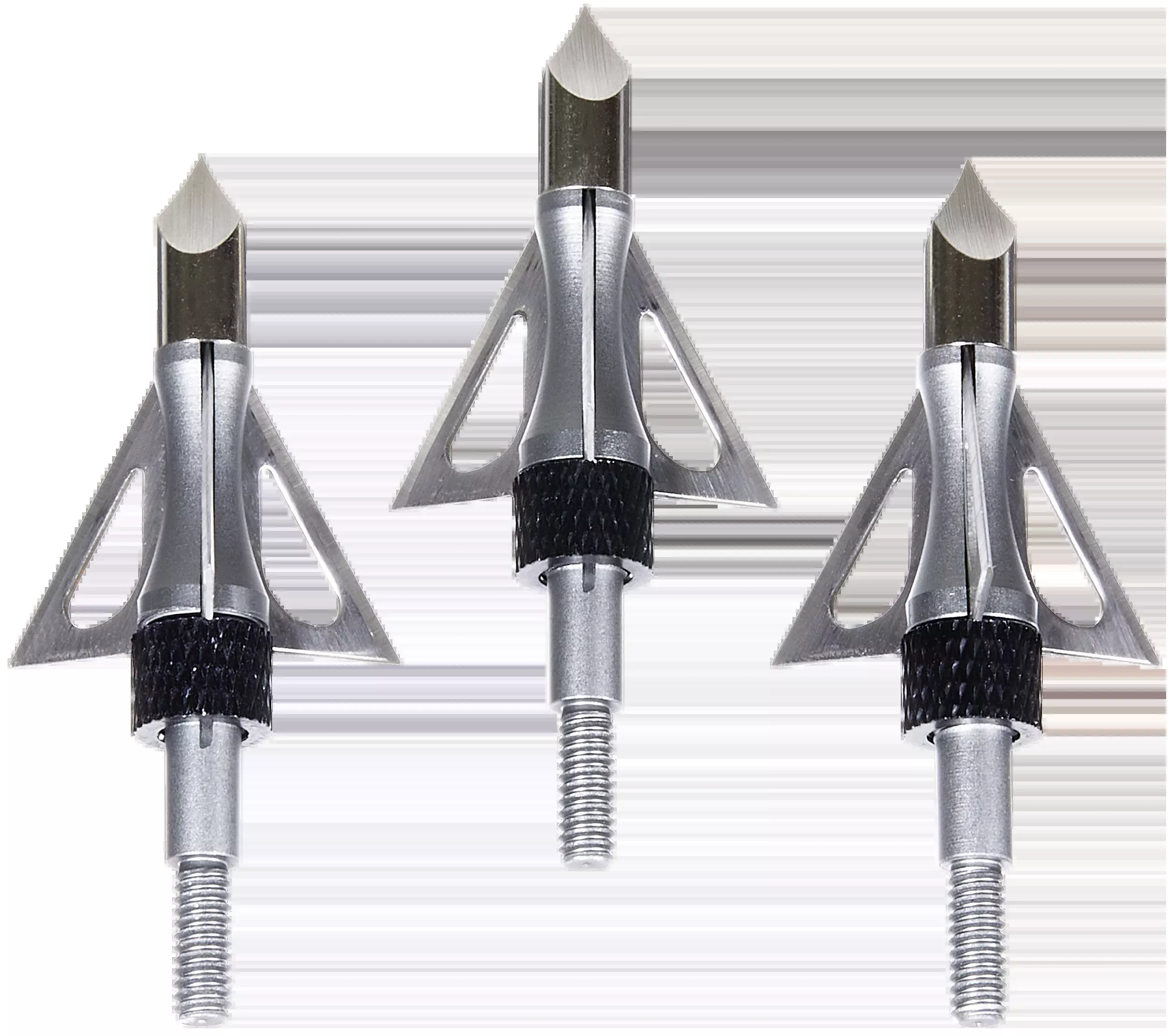 Allen Stryke Impact Fixed Blade Broadheads, 100 Grain, 3-Pack, Stainless Steel, 1-inch Cut 14635