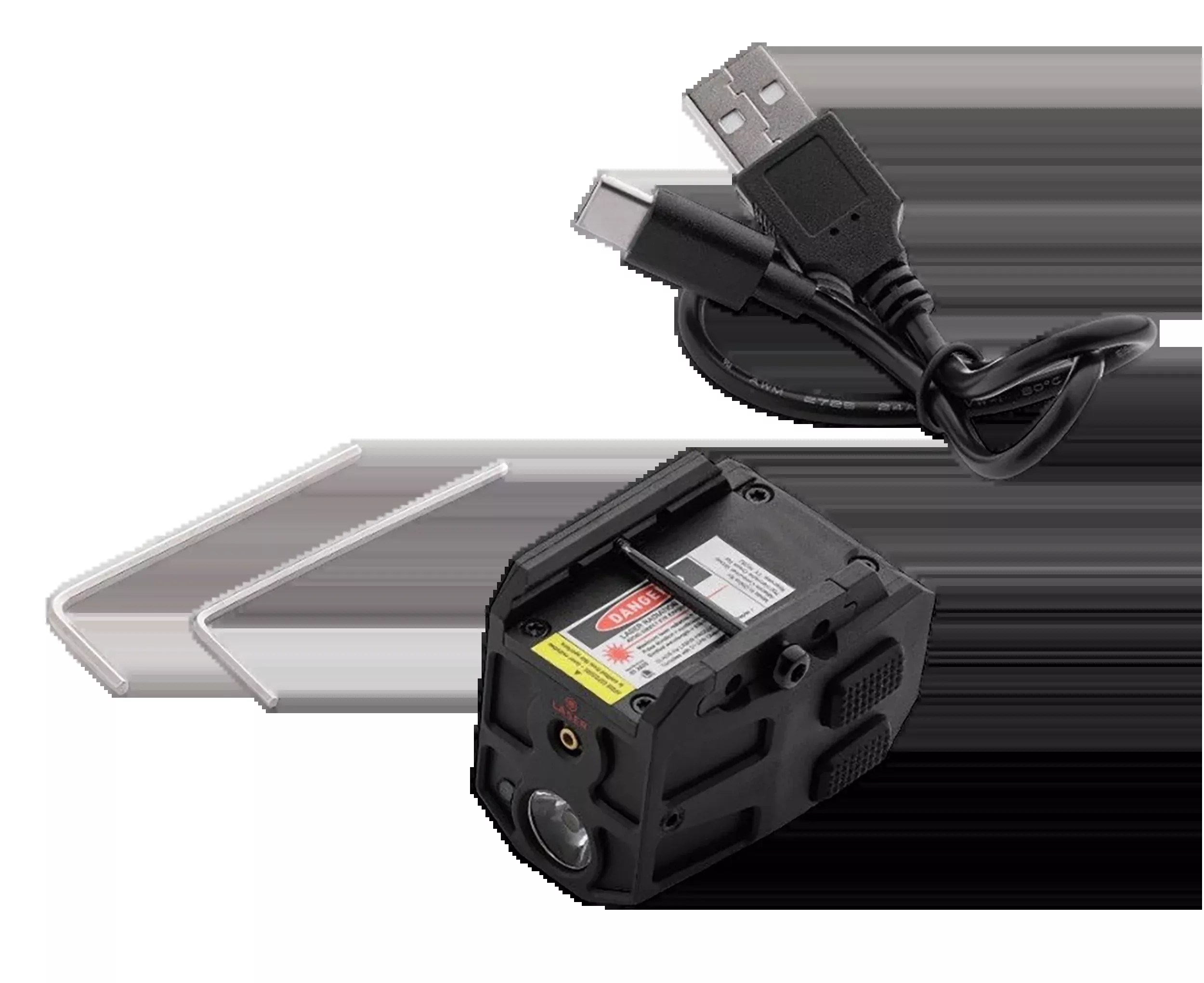 Alliance Consumer Group MYCRO Rail-Mount Rechargeable Weapon Light with Green Laser, 50/150/300 Lumens IPRMLT0003