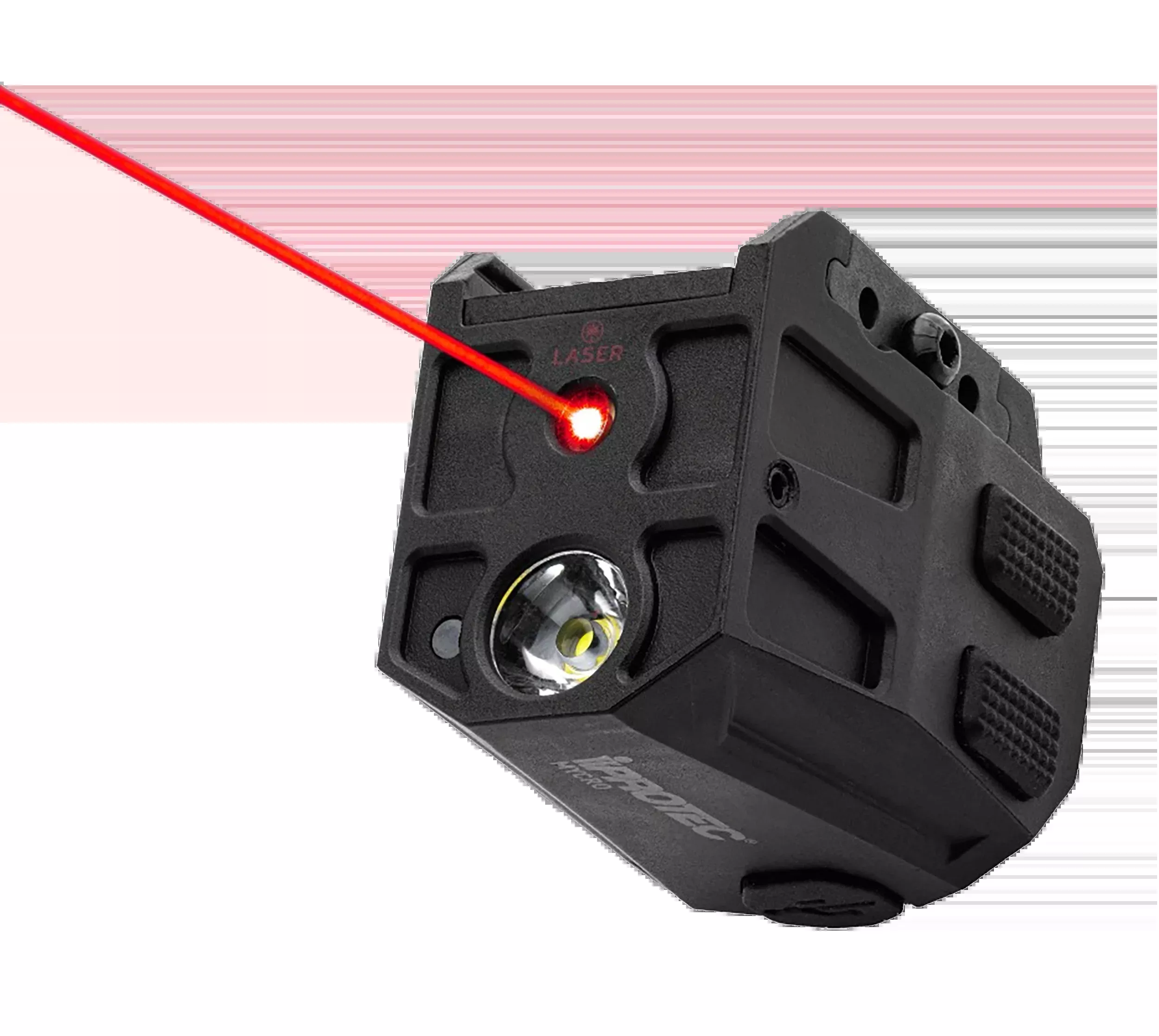 Alliance Consumer Group MYCRO Rail-Mount Weapon Light with Red Laser, USB Rechargeable – IPRMLT0004