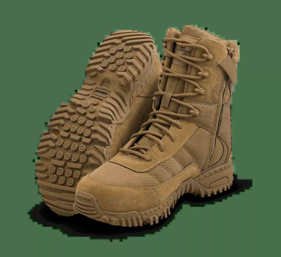 Altama Tactical Boots - Vengeance SR 8" Side Zip Boots - Coyote