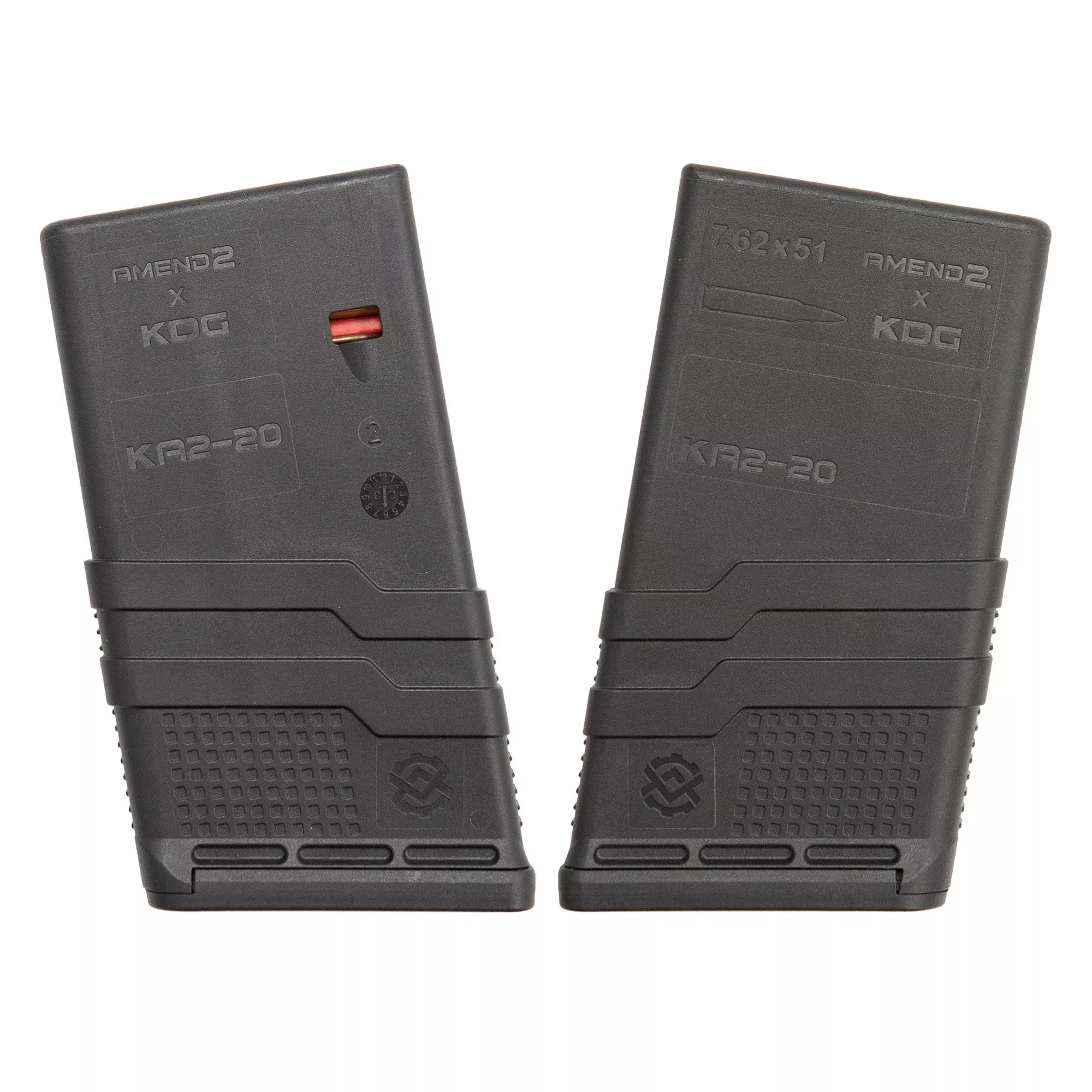Amend2 Mod-3 SCAR 17 7.62x51 20-Round Polymer Magazine, Black AMSCARMOD3BLK20