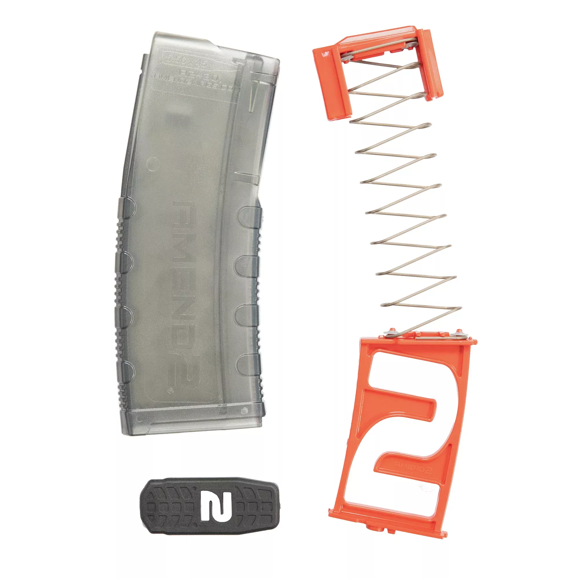 Amend2 Mod-C AR-15 Magazine 5.56 NATO/.223 Rem 10-Round 10/30 Translucent Smoke AM556MODCS1030