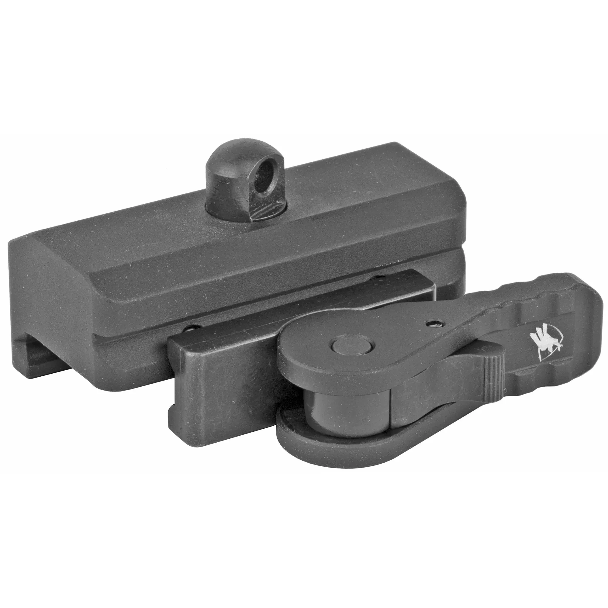 American Defense Mfg Harris Bipod Picatinny Base with Quick-Detach Auto Lock Lever, Black AD-BP-STD