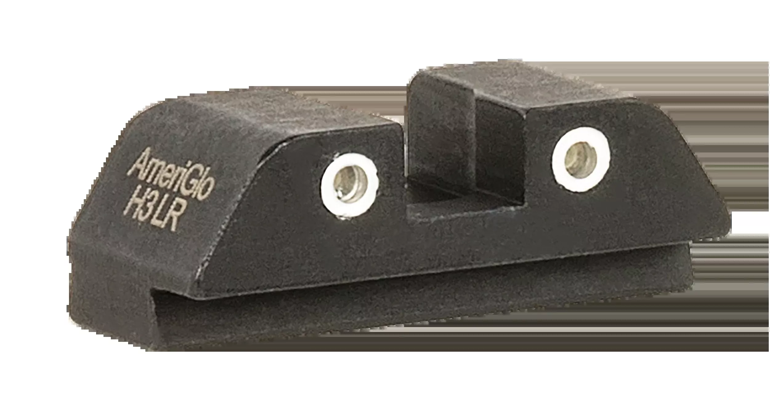 AmeriGlo Classic Tritium Rear Sight for Glock Gen 5 (excludes 42/43/48), Steel Green/White, GL8113R