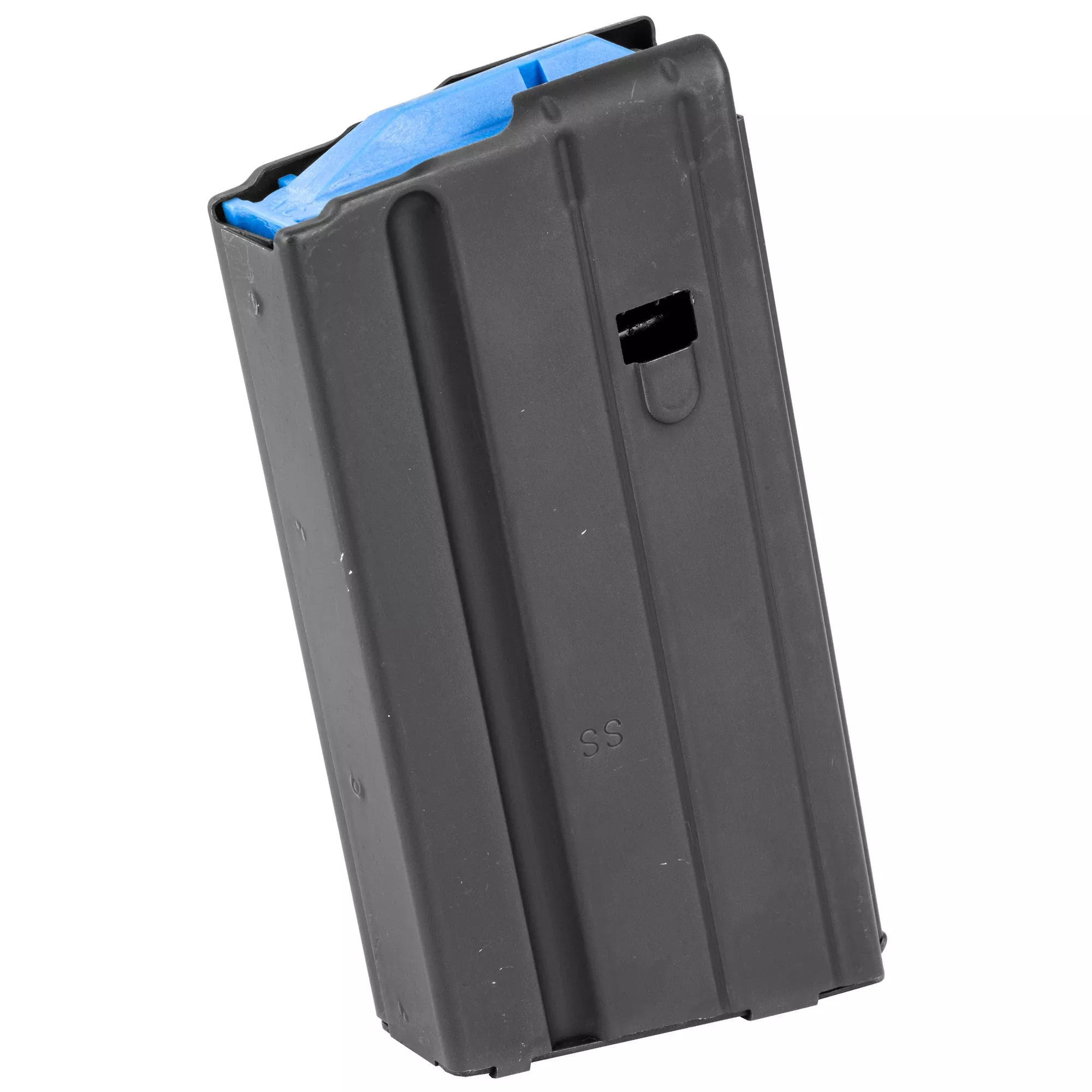 Ammunition Storage Components AR-15 6.5 Grendel 15-Round Stainless Steel Magazine Black 15-65-SS-BM-BL-ASC