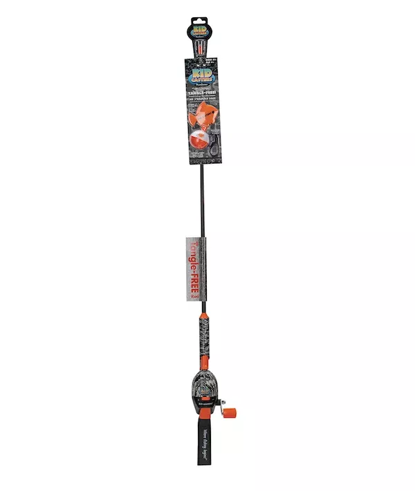 Anything Possible Pocket Telescopic Spincast Combo, Tangle-Free 18-inch, Black – TINYPCBLK